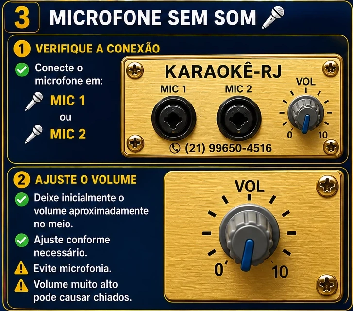 Etapa 3 — Microfone sem som